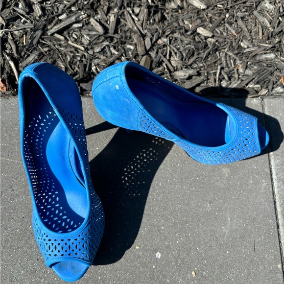 Apt 9 blue platform heels - Picture 2 of 3